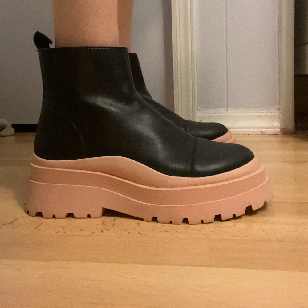Colored Platform Chelsea Boot